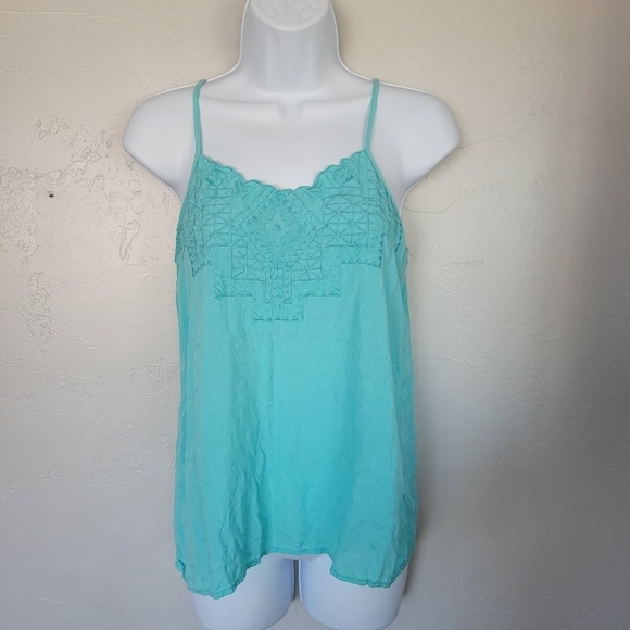 Maurices Women's Small Blue Tank Top Spaghetti Strap Strappy Lightweight Soft - Picture 1 of 7